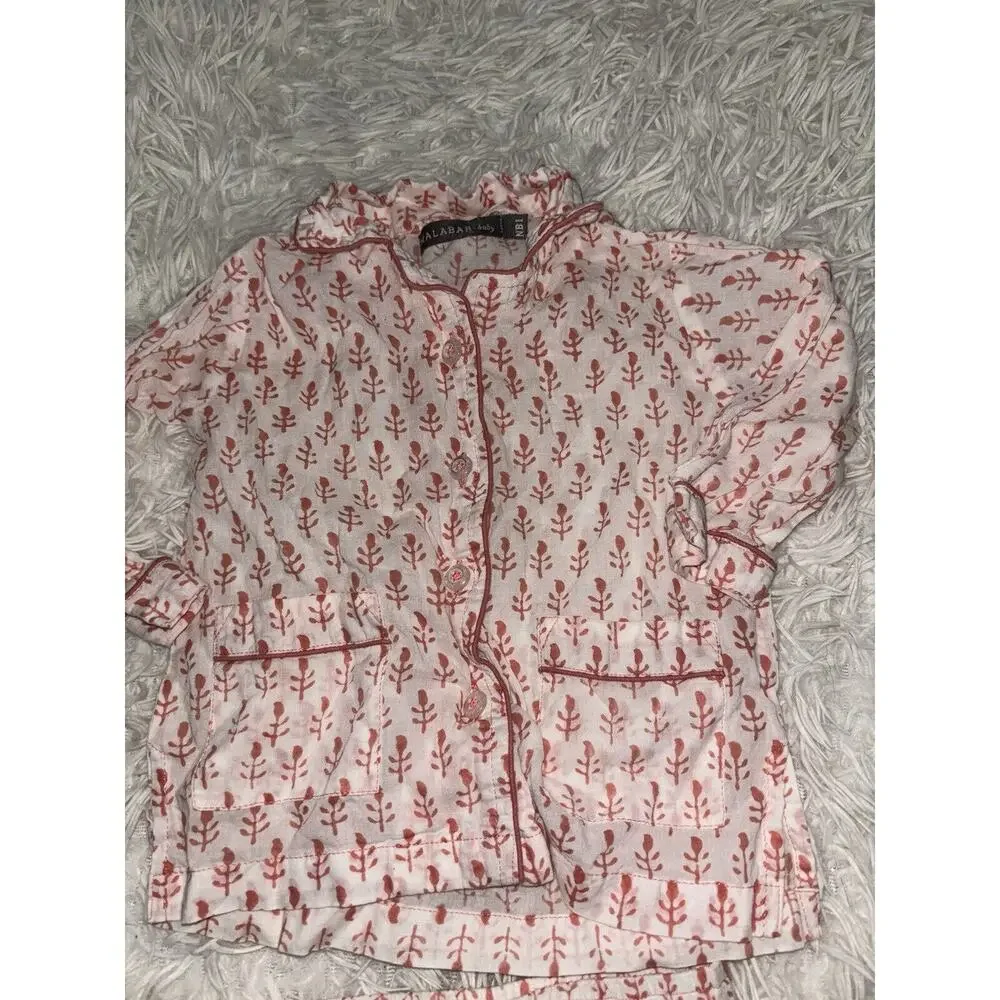 Malabar Baby Sz. NB 1 (6-12) Mo. Two Pc. Pj Set. Soft, Adorable, Exc. Quality